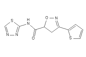 N-(1,3,4-thiadiazol-2-yl)-3-(2-thienyl)-2-isoxazoline-5-carboxamide