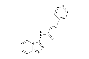 3-(4-pyridyl)-N-([1,2,4]triazolo[4,3-a]pyridin-3-yl)acrylamide