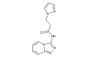 3-pyrazol-1-yl-N-([1,2,4]triazolo[4,3-a]pyridin-3-yl)propionamide