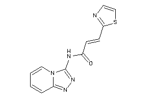 3-thiazol-2-yl-N-([1,2,4]triazolo[4,3-a]pyridin-3-yl)acrylamide