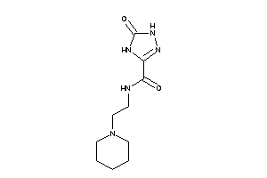 5-keto-N-(2-piperidinoethyl)-1,4-dihydro-1,2,4-triazole-3-carboxamide