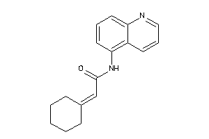 2-cyclohexylidene-N-(5-quinolyl)acetamide