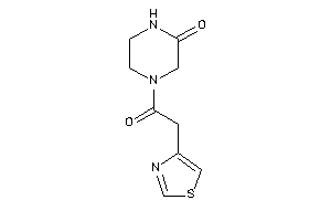 4-(2-thiazol-4-ylacetyl)piperazin-2-one