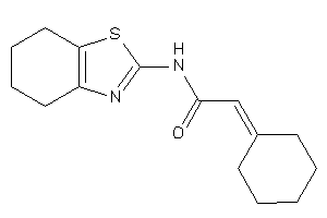 2-cyclohexylidene-N-(4,5,6,7-tetrahydro-1,3-benzothiazol-2-yl)acetamide