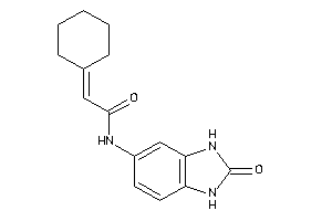 2-cyclohexylidene-N-(2-keto-1,3-dihydrobenzimidazol-5-yl)acetamide