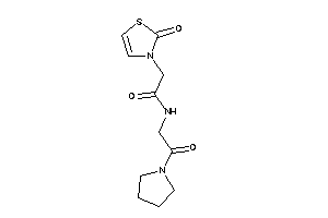 N-(2-keto-2-pyrrolidino-ethyl)-2-(2-keto-4-thiazolin-3-yl)acetamide