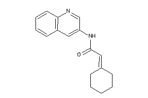 2-cyclohexylidene-N-(3-quinolyl)acetamide