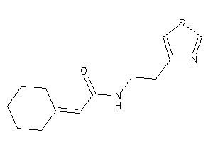 2-cyclohexylidene-N-(2-thiazol-4-ylethyl)acetamide