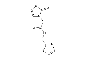 2-(2-keto-4-thiazolin-3-yl)-N-(thiazol-2-ylmethyl)acetamide