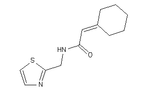2-cyclohexylidene-N-(thiazol-2-ylmethyl)acetamide
