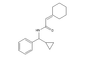 2-cyclohexylidene-N-[cyclopropyl(phenyl)methyl]acetamide