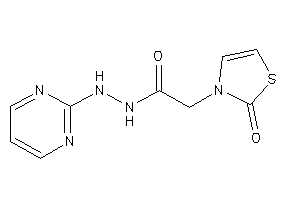 2-(2-keto-4-thiazolin-3-yl)-N'-(2-pyrimidyl)acetohydrazide