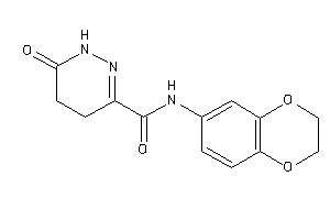 N-(2,3-dihydro-1,4-benzodioxin-6-yl)-6-keto-4,5-dihydro-1H-pyridazine-3-carboxamide