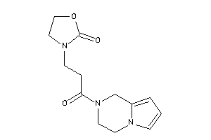 3-[3-(3,4-dihydro-1H-pyrrolo[1,2-a]pyrazin-2-yl)-3-keto-propyl]oxazolidin-2-one