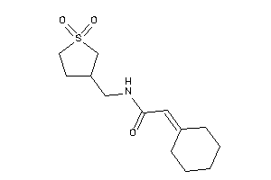 Image of 2-cyclohexylidene-N-[(1,1-diketothiolan-3-yl)methyl]acetamide