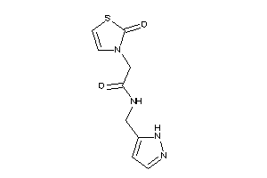 2-(2-keto-4-thiazolin-3-yl)-N-(1H-pyrazol-5-ylmethyl)acetamide