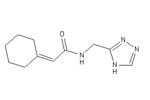 Image of 2-cyclohexylidene-N-(4H-1,2,4-triazol-3-ylmethyl)acetamide