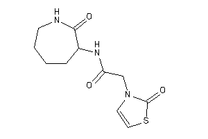 N-(2-ketoazepan-3-yl)-2-(2-keto-4-thiazolin-3-yl)acetamide