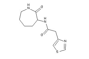 N-(2-ketoazepan-3-yl)-2-thiazol-4-yl-acetamide