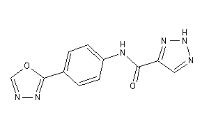 N-[4-(1,3,4-oxadiazol-2-yl)phenyl]-2H-triazole-4-carboxamide