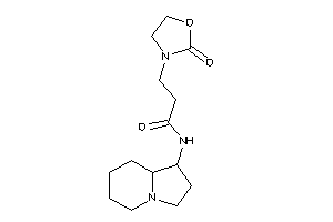 N-indolizidin-1-yl-3-(2-ketooxazolidin-3-yl)propionamide