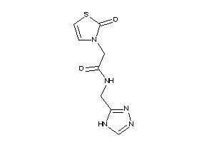 2-(2-keto-4-thiazolin-3-yl)-N-(4H-1,2,4-triazol-3-ylmethyl)acetamide