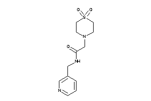 2-(1,1-diketo-1,4-thiazinan-4-yl)-N-(3-pyridylmethyl)acetamide