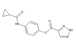 2H-triazole-4-carboxylic Acid [4-(cyclopropanecarbonylamino)phenyl] Ester