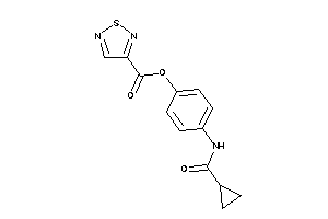 1,2,5-thiadiazole-3-carboxylic Acid [4-(cyclopropanecarbonylamino)phenyl] Ester