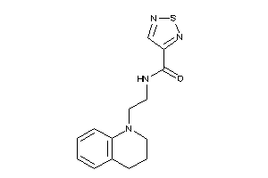 N-[2-(3,4-dihydro-2H-quinolin-1-yl)ethyl]-1,2,5-thiadiazole-3-carboxamide