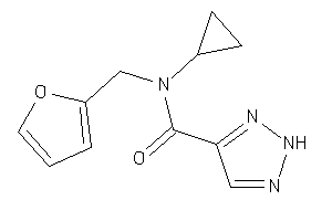 N-cyclopropyl-N-(2-furfuryl)-2H-triazole-4-carboxamide