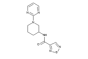 N-[1-(2-pyrimidyl)-3-piperidyl]-1,2,5-thiadiazole-3-carboxamide