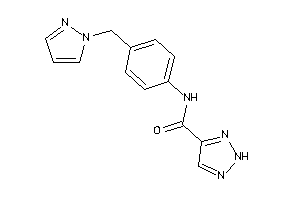 N-[4-(pyrazol-1-ylmethyl)phenyl]-2H-triazole-4-carboxamide