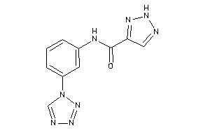 N-[3-(tetrazol-1-yl)phenyl]-2H-triazole-4-carboxamide