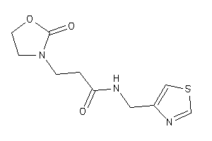 3-(2-ketooxazolidin-3-yl)-N-(thiazol-4-ylmethyl)propionamide