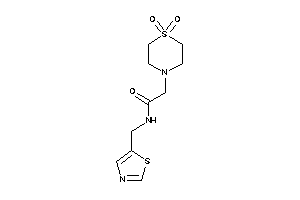 2-(1,1-diketo-1,4-thiazinan-4-yl)-N-(thiazol-5-ylmethyl)acetamide