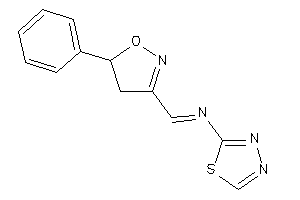 (5-phenyl-2-isoxazolin-3-yl)methylene-(1,3,4-thiadiazol-2-yl)amine