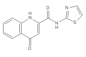 4-keto-N-thiazol-2-yl-1H-quinoline-2-carboxamide