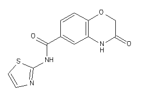 3-keto-N-thiazol-2-yl-4H-1,4-benzoxazine-6-carboxamide