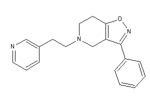 3-phenyl-5-[2-(3-pyridyl)ethyl]-6,7-dihydro-4H-isoxazolo[4,5-c]pyridine