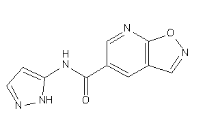 N-(1H-pyrazol-5-yl)isoxazolo[5,4-b]pyridine-5-carboxamide