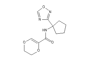 N-[1-(1,2,4-oxadiazol-3-yl)cyclopentyl]-2,3-dihydro-1,4-dioxine-5-carboxamide