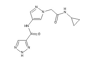 N-[1-[2-(cyclopropylamino)-2-keto-ethyl]pyrazol-4-yl]-2H-triazole-4-carboxamide
