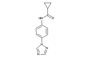 N-[4-(1,2,4-triazol-1-yl)phenyl]cyclopropanecarboxamide