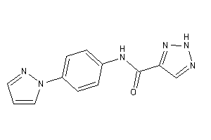 N-(4-pyrazol-1-ylphenyl)-2H-triazole-4-carboxamide