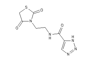 N-[2-(2,4-diketothiazolidin-3-yl)ethyl]-1H-triazole-5-carboxamide