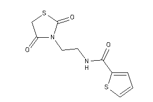 Image of N-[2-(2,4-diketothiazolidin-3-yl)ethyl]thiophene-2-carboxamide