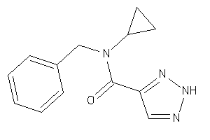 N-benzyl-N-cyclopropyl-2H-triazole-4-carboxamide