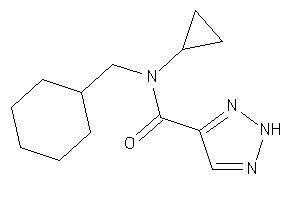 N-(cyclohexylmethyl)-N-cyclopropyl-2H-triazole-4-carboxamide