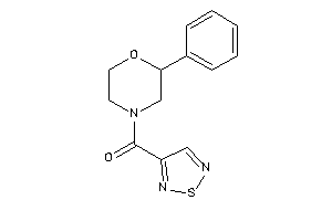 (2-phenylmorpholino)-(1,2,5-thiadiazol-3-yl)methanone